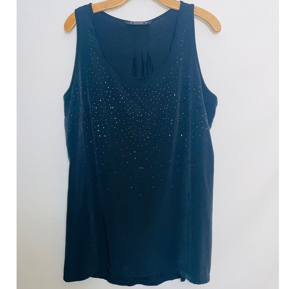 St. Bernard for Dunnes Rhinestone Tank Top - Women's Size 20 - Beautiful Sparkle